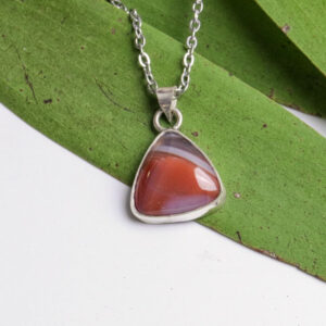 Agate Trilinia Cabochon Pendant - Agate Creek