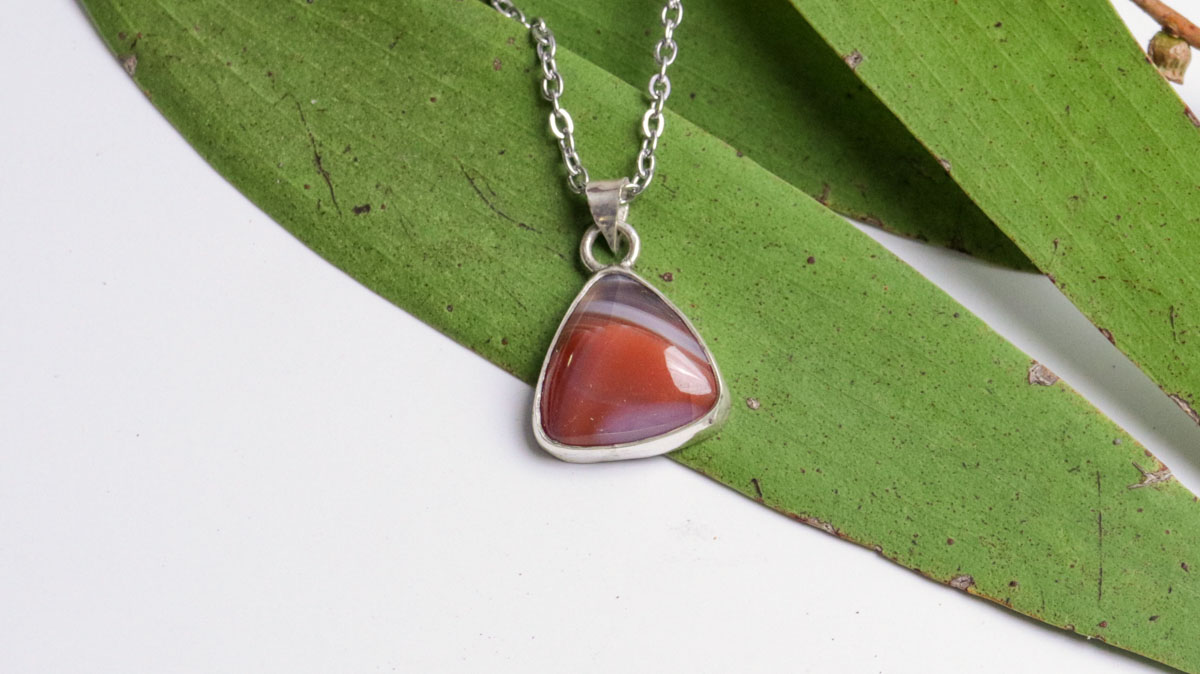 Agate Trilinia Cabochon Pendant - Agate Creek