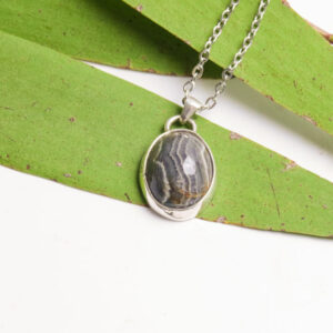 Agate Oval Cabochon Pendant – Wyloo Agate