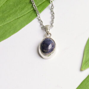Sodalite Oval Cabochon Pendant