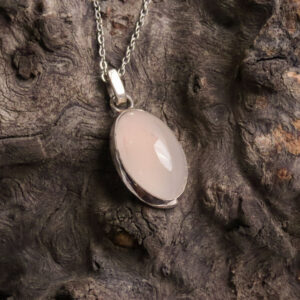 Agate Oval Cabochon Pendant - Brazilian Agate