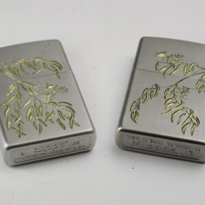 Bright-Cut Gumleaves Zippo Lighter